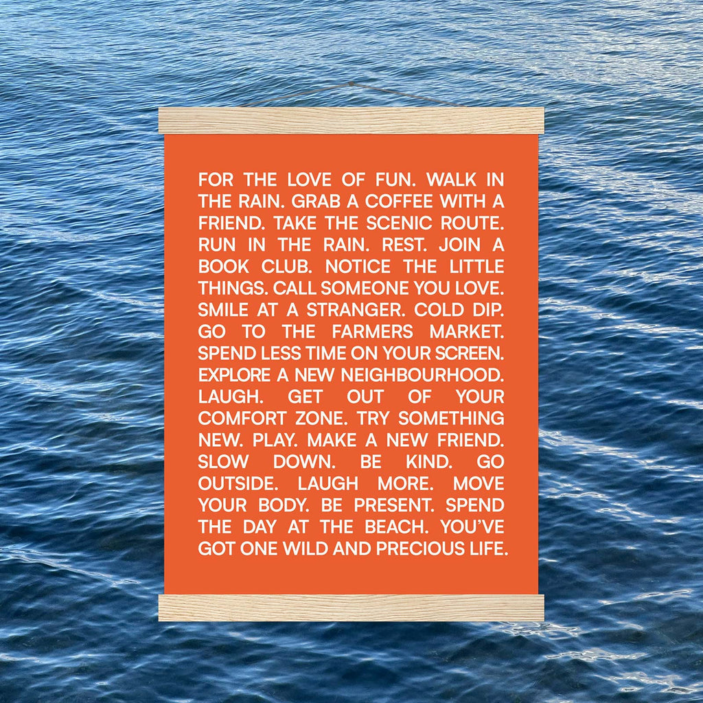 The Little Things Manifesto - Hanging Poster