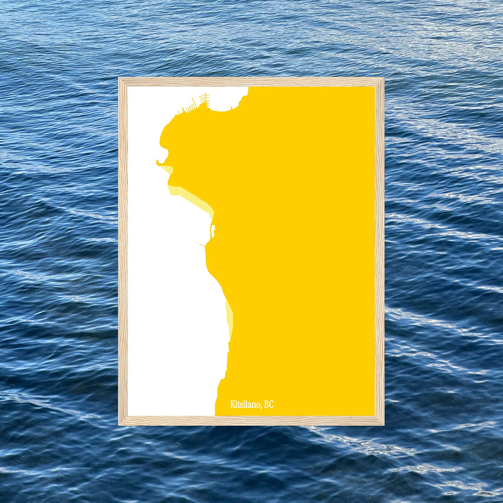 Buoy Meets World: Kitsilano - Premium Wooden Framed Print